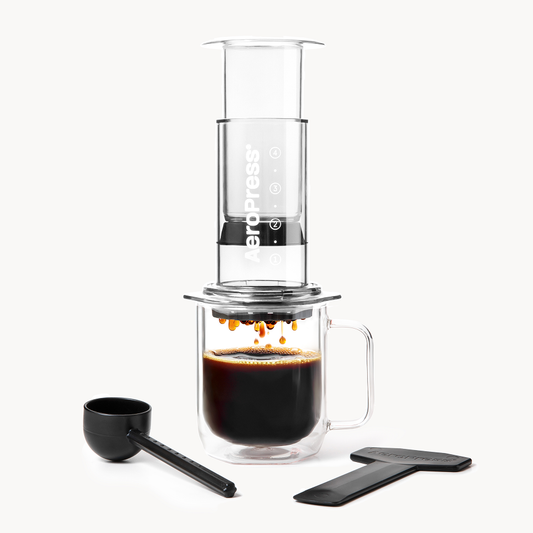 AeroPress Clear Coffee Press 2 Min Portable Brew: Clear
